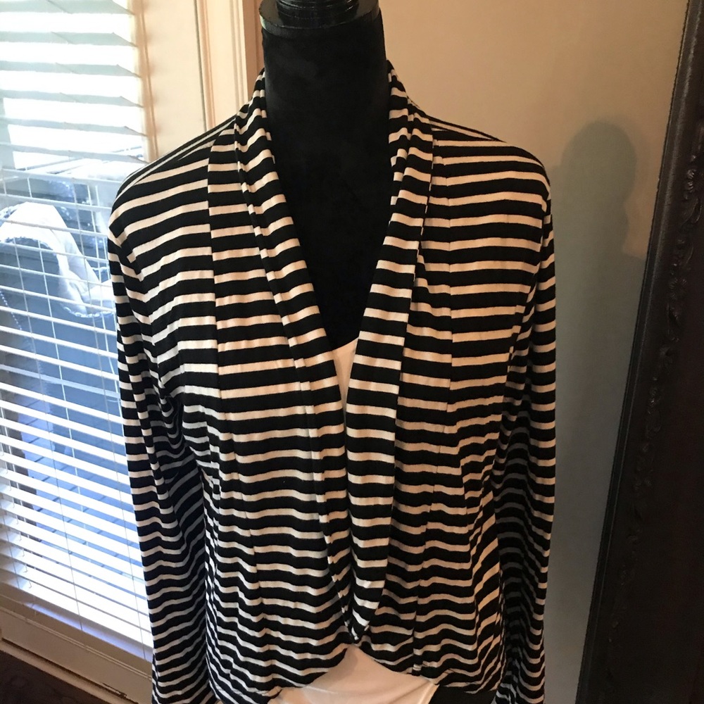 Striped cardigan
